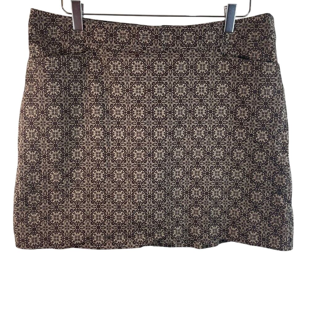 Lady Hagen Brown Print Golf Skort Size 14